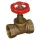 Клапан запорный латунный ВР Danfoss
